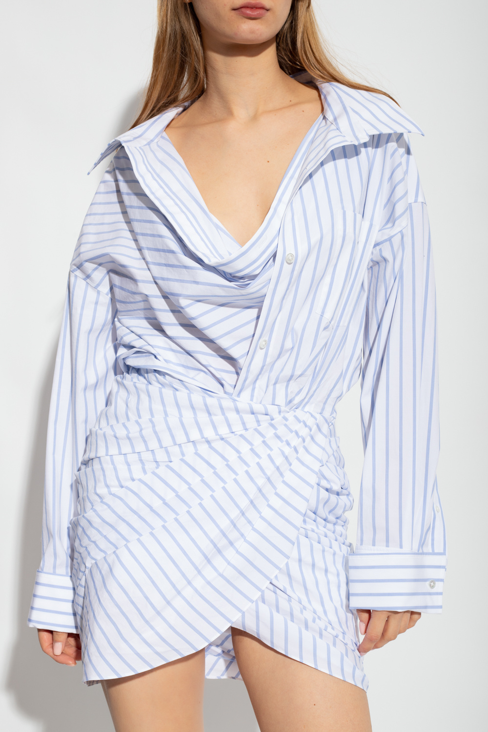 T Alexander Wang Ladies Striped Jersey selling Dress